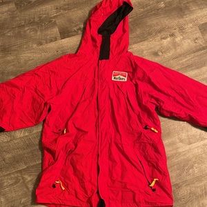 Red vintage Marlboro Adventure Team Wind breaker